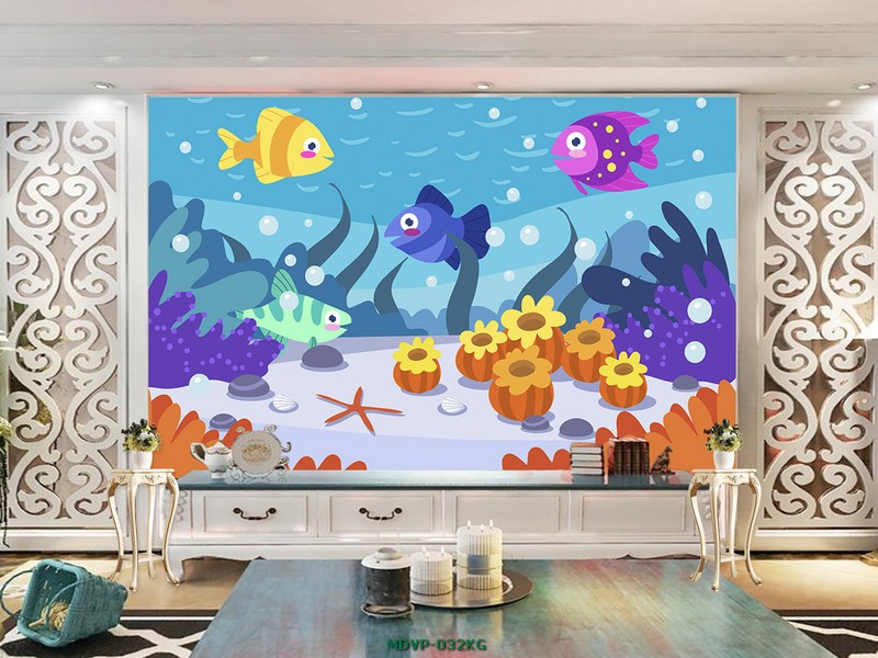 Tranh động vật đại dương  cho bé MDVP-032KG